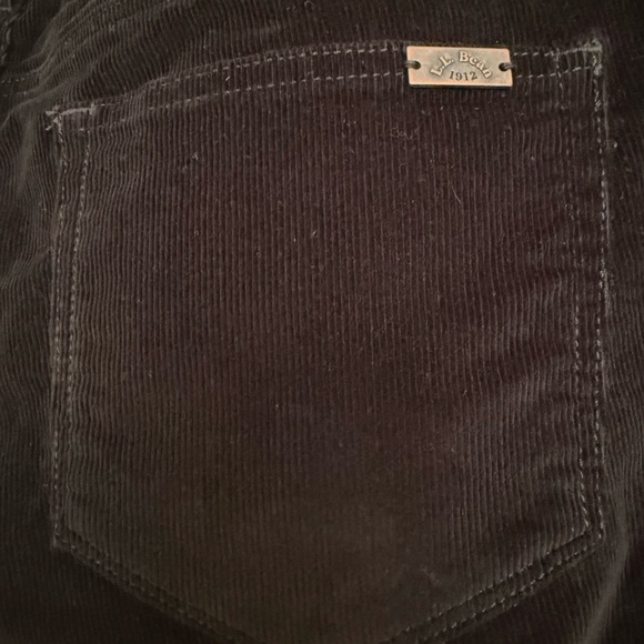 L.L. Bean Women's Favorite Fit Corduroy Pants Black Size 12 M/T Straight Leg - Picture 9 of 12
